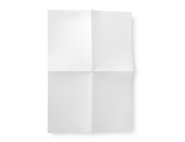 COLOURBOX5180385   papir foldet to gange 01
